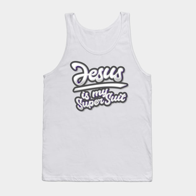 Jesus is My SuperSuit Tank Top by CamcoGraphics